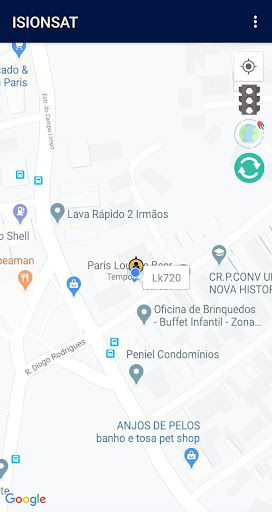Android application IsionSAT - Intelligence Tracki screenshort