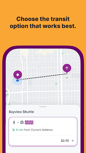 Screenshot of Bayview Shuttle