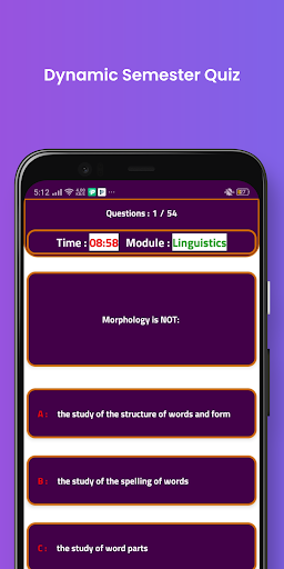 English First Year LMD Screen 3