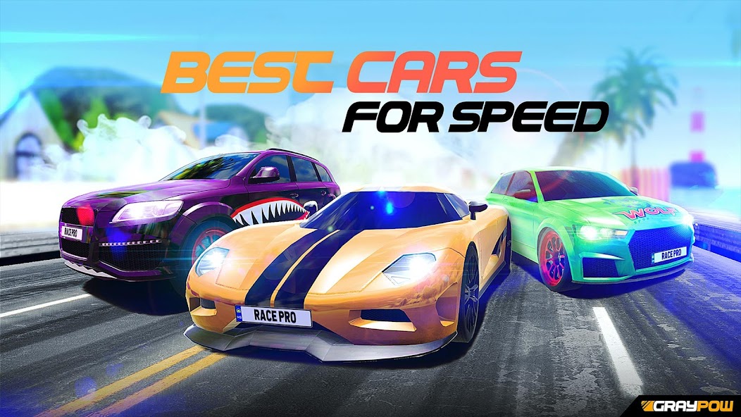 Race Pro: Speed Car Racer in T 2.3 APK + Mod (Unlimited money / Free purchase / Pro / Mod speed) for Android