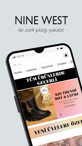 Android application Nine West screenshort