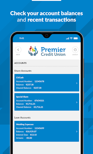 Premier Credit Union Screen 2