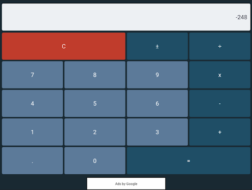 Simple Calculator Screen 3
