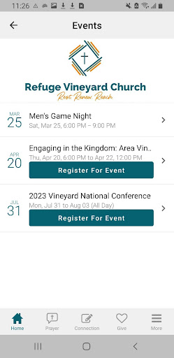 Refuge Vineyard Church Screen 3