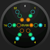 Binary watch face icon