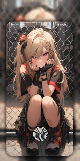 Android application Anime Girl Wallpaper 4K screenshort