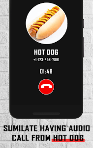 Hot Dog fake video call - chat