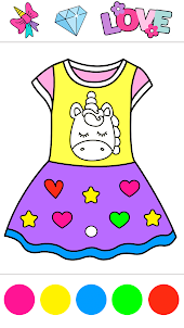 Baby Clothes Dresses Coloring