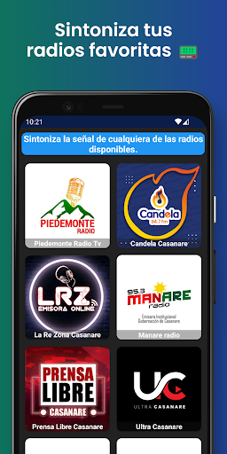 Android application Mi Radio Yopal screenshort