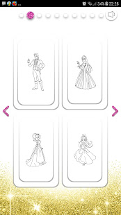 Princess Glitter Coloring Book 1.2.0 APK screenshots 3
