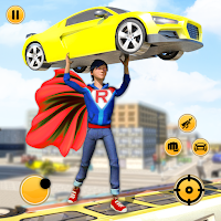 Super Speed Flying Hero Games : Rescue Survival
