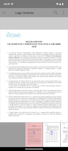 Lega Ciclismo Professionistico Screen 2