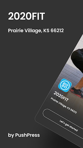 Android application 2020Fit screenshort