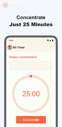 Android application Tickl Timer: Pomodoro screenshort