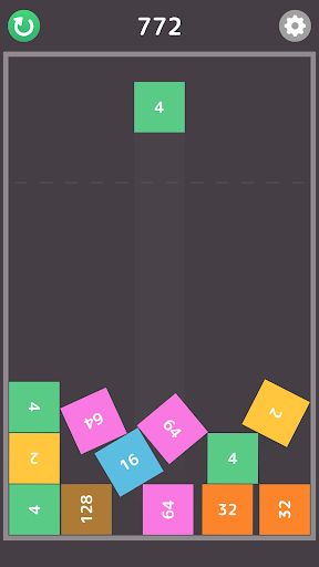 Android application 2048 Cubes screenshort