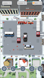 مواقف السيارات: لعبة لغز الدما