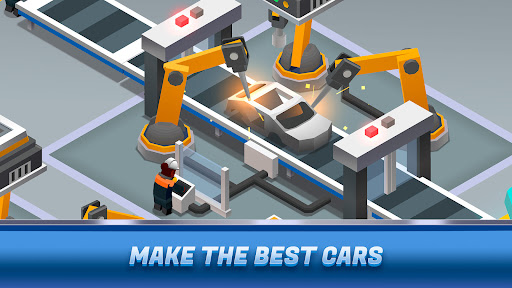 Idle Car Factory Tycoon MOD APK v0.9.8 (Unlimited Cash)