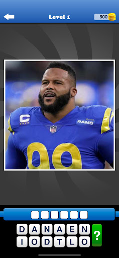 Android application Whos the Player? NFL Quiz Game screenshort