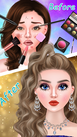Game screenshot Fashion Makeup & Dress up Girl mod apk