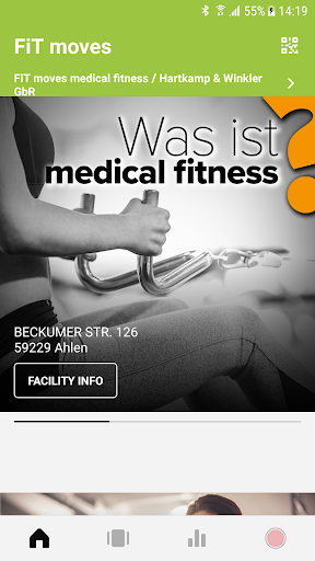 Android application FiT moves screenshort