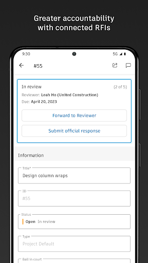 Screenshot of Autodesk Construction Cloud