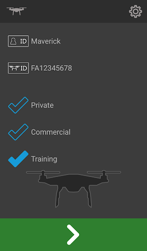 Android application AirOn Drone Checklist Free screenshort