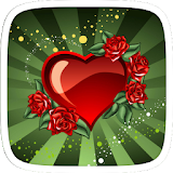 Red Rose Heart icon