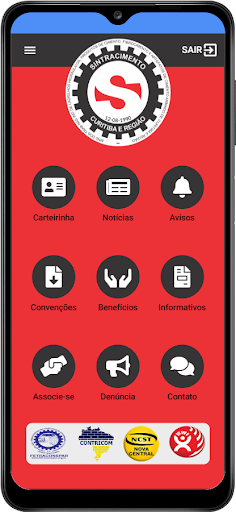 Android application SINTRACIMENTO screenshort