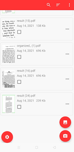 Android application Converter Image To PDF screenshort