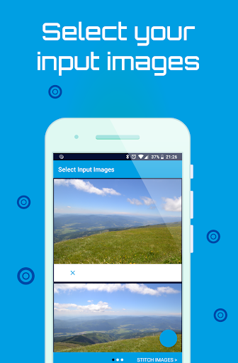 Android application Pano Stitch & Crop screenshort