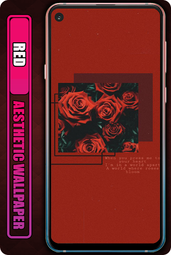 Android application Red Aesthetic Wallpaper HD 4K screenshort