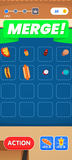 Food Merge Battle Screen 3