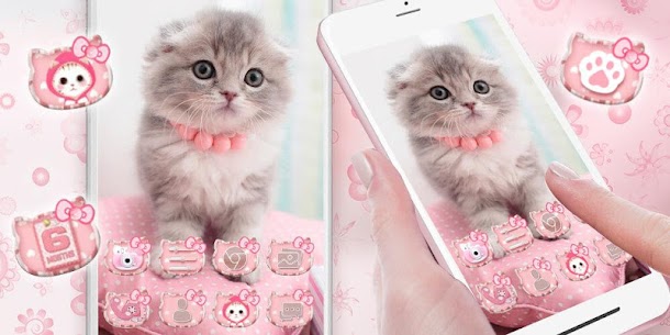 Cute Cat Live Launcher Theme 3D Wallpapers v1.0 APK (MOD,Premium Unlocked) Free For Android 6