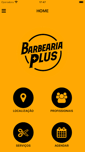 Android application Barbearia Plus screenshort