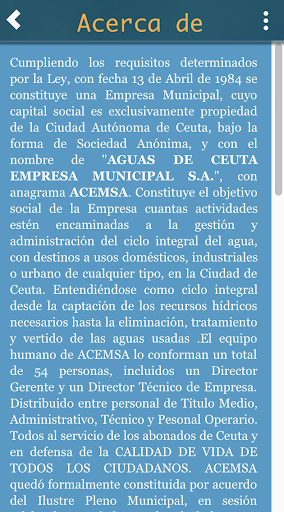 AGUAS DE CEUTA Screen 2