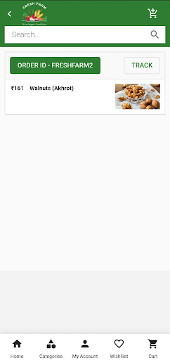 Android application FreshFarm - Fruits & Vegetable screenshort