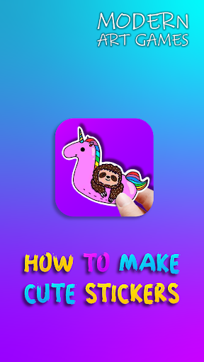 Android application How to make cute stickers screenshort