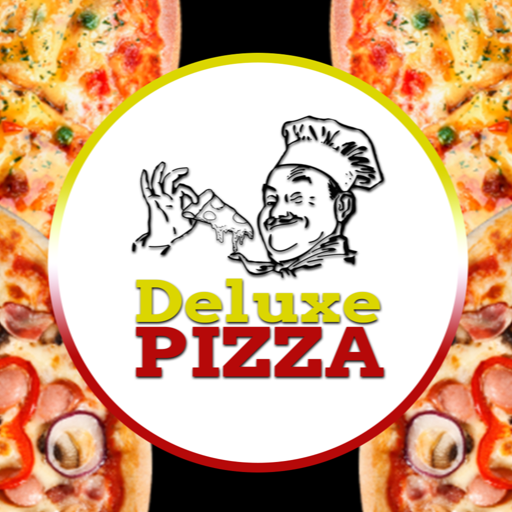 Deluxe Pizza, Salford logo