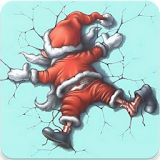Falling Santa icon