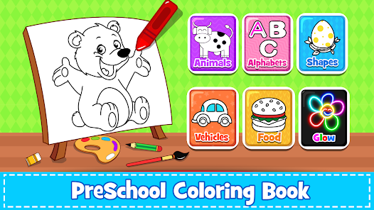Paper Activities Coloring Workshop - Offline Play! Age 5-8 PC