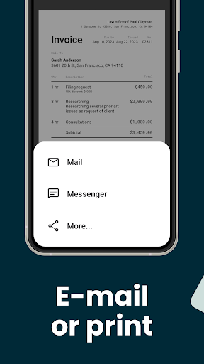 Easy Invoice Maker Screen 3