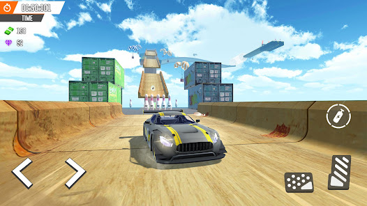 Super Hero Mega ramp Car Stunt  screenshots 3