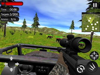 Bear Hunting on Wheels 4x4 - FPS Shooting Game 18