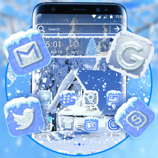 Ice Snow Launcher Theme 5.0 Icon