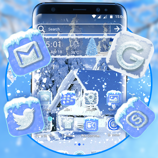 Ice Snow Launcher Theme  Icon