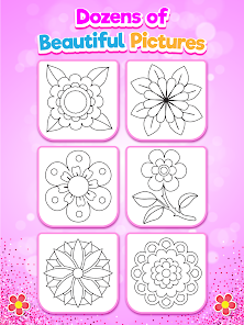 Screenshot 17 Colorear flores y dibujar para android