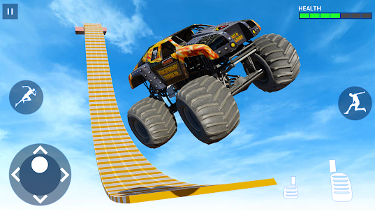 Monster Car Stunt Ramp Jump 3D
