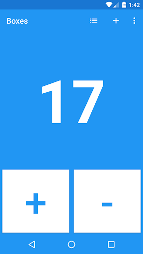 Android application Simple Counter screenshort