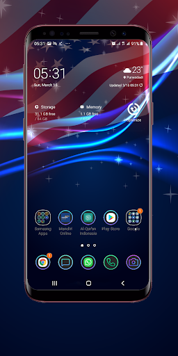 Android application American Flag Wallpaper screenshort