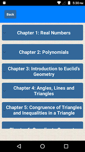 Android application Class 9 Maths Solution screenshort